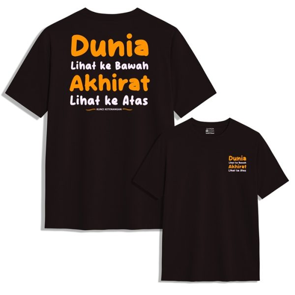 Dunia Lihat ke Bawah - Akhirat Lihat ke Atas